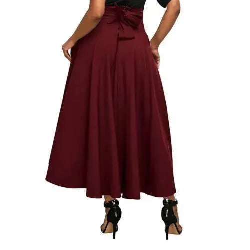 Women Maxi Skirts With Pockets - Skirt - LeStyleParfait