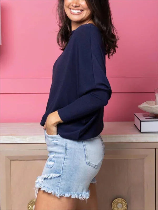Women Plus Size Long Sleeve Tshirt