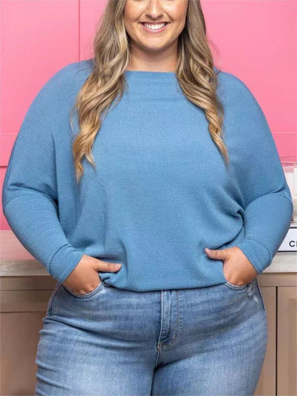 Women Plus Size Long Sleeve Tshirt