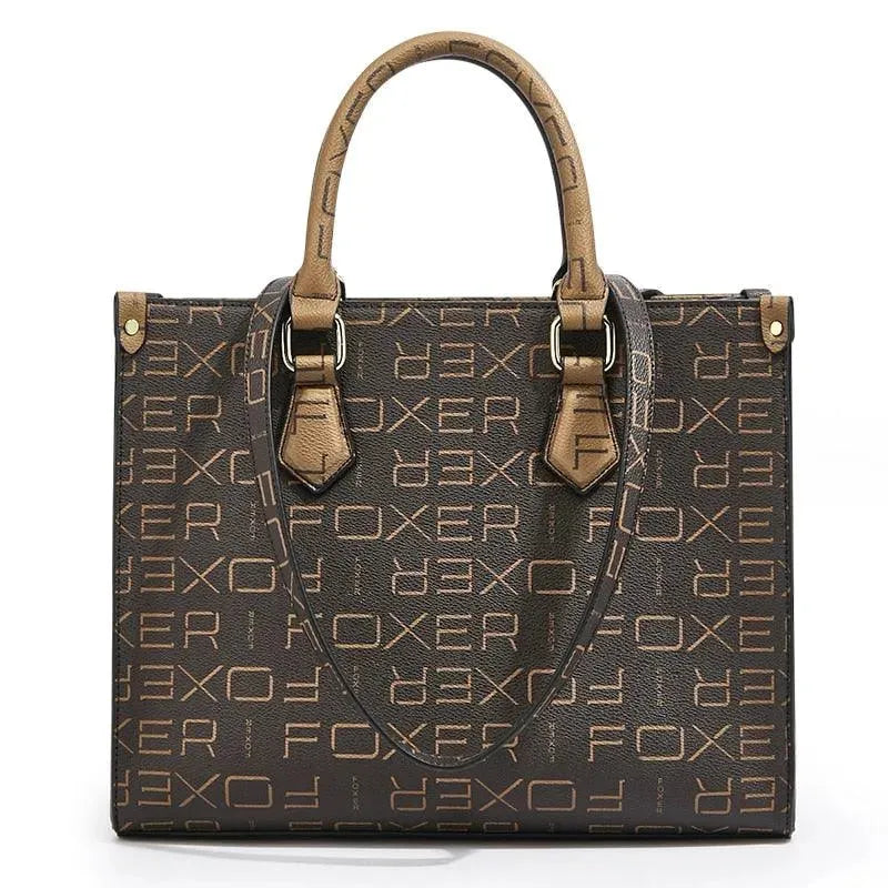 Women Printed Leather Handbag - Handbag - LeStyleParfait