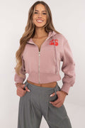Women Regular Printed Crop Hoodie Trend Style-Women Hoodie-LeStyleParfait
