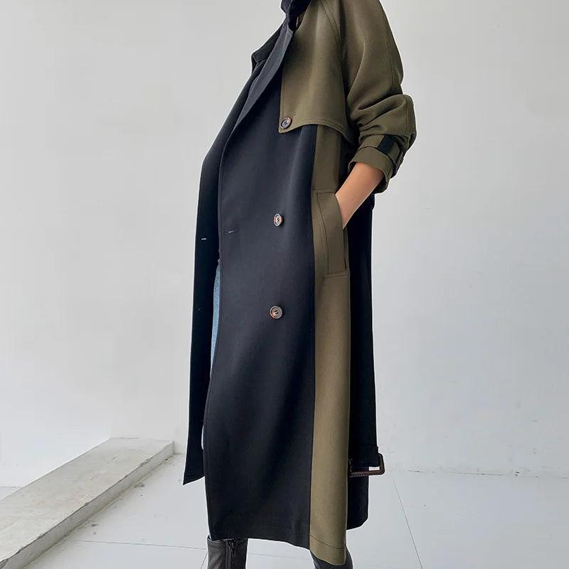 Women's Casual Winter Trench Overcoat - Overcoat - LeStyleParfait