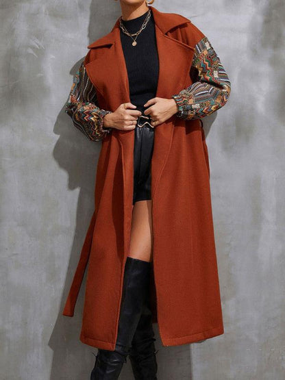 Women's Lapel Loose Woolen Coat - Overcoat - LeStyleParfait