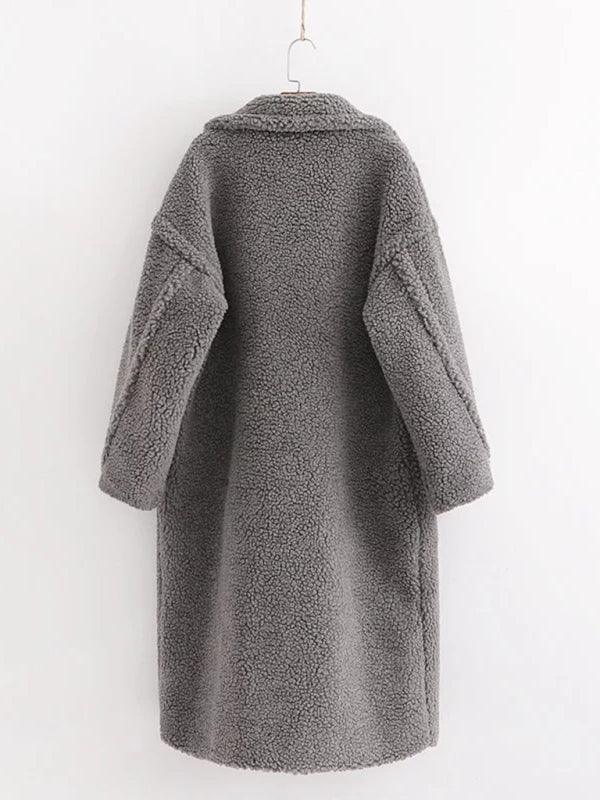 Women's Warm Fur Woolen Overcoat - Overcoat - LeStyleParfait