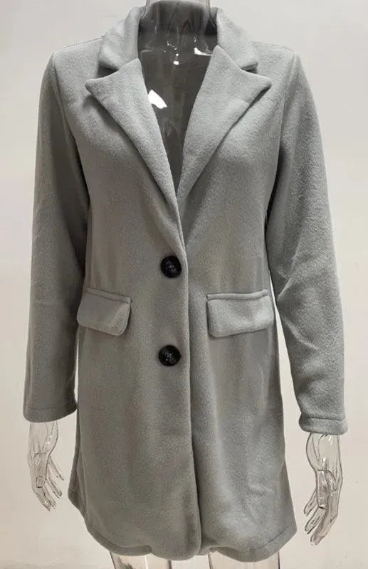 Women's Woven Winter Coat - Winter Coat - LeStyleParfait