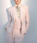 Pink Three Piece Tuxedo Pantsuit - Pantsuit - LeStyleParfait