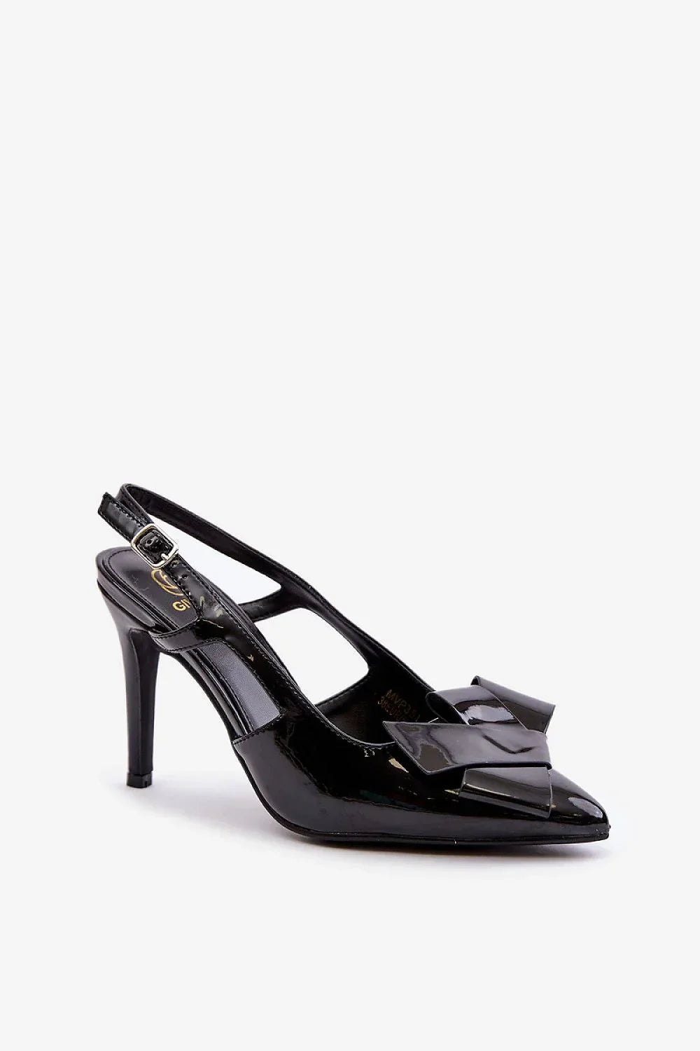 Women's Black Pointed Toe Buckle Stiletto Pumps-Pumps Shoes-LeStyleParfait