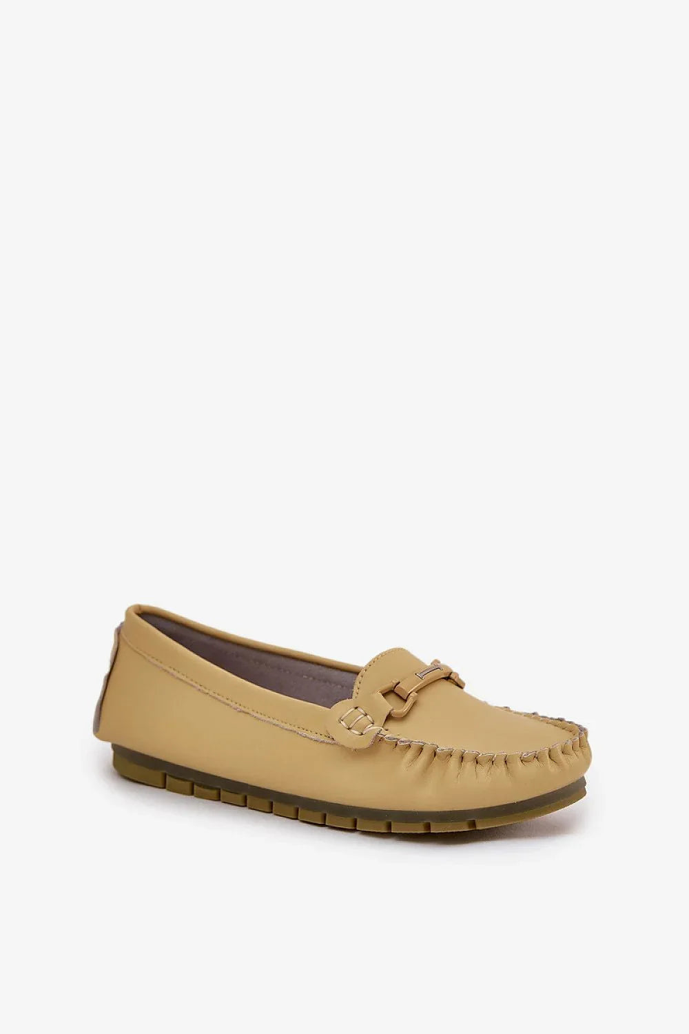 Women’s blue leather driving moccasin loafers, flat casual women’s driving shoes