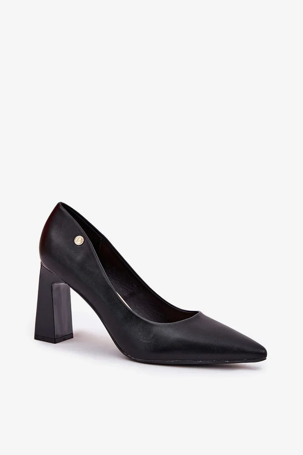 Women's Cushioned Pointed Toe Block Heel Pumps-Pumps Shoes-LeStyleParfait