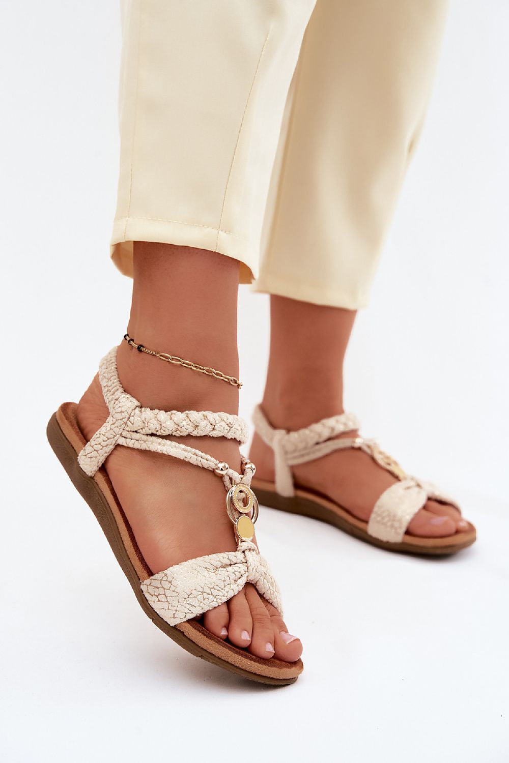 Women’s Flat Strap Sandals-Women's Sandals-LeStyleParfait