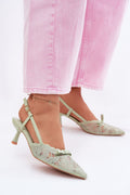 Women’s Kitten Heel Ankle Strap Sandals-Women's Sandals-LeStyleParfait