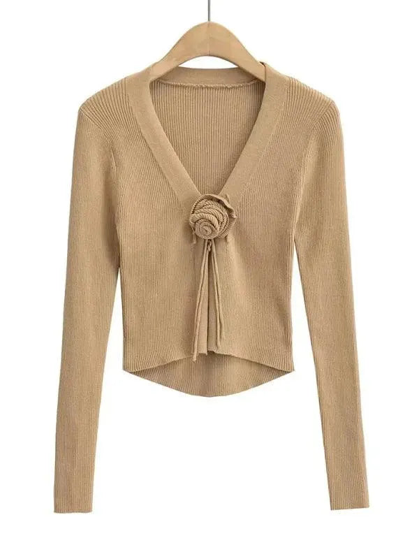 Women’s Lightweight V-Neck Cardigan Sweater – All-Season Knit