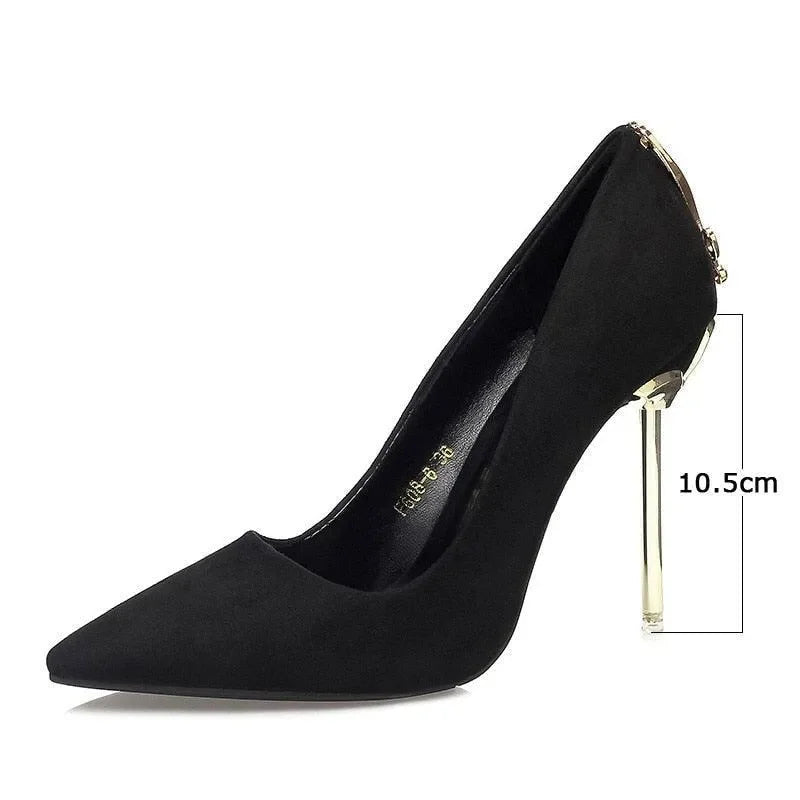 Women's Luxury Pointed Toe Stiletto Pumps-Pumps Shoes-LeStyleParfait