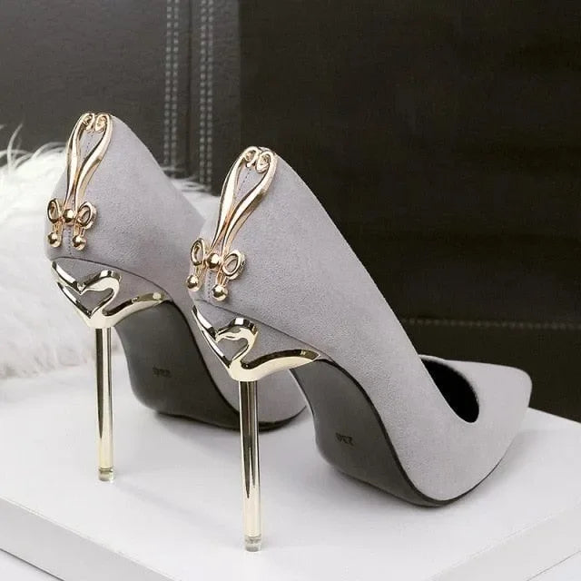 Women's Luxury Pointed Toe Stiletto Pumps-Pumps Shoes-LeStyleParfait