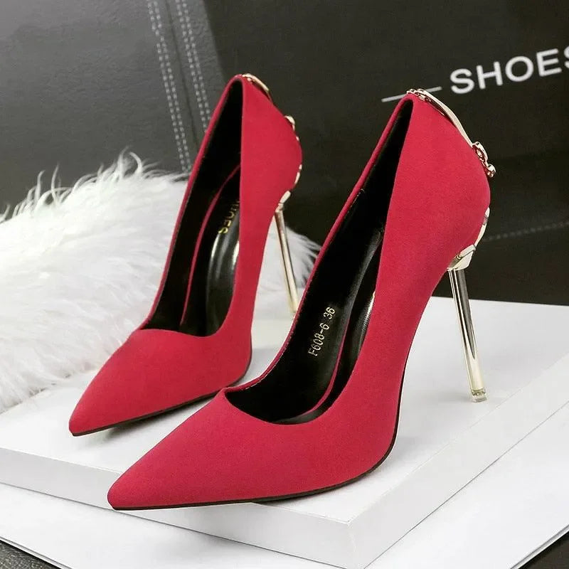 Women's Luxury Pointed Toe Stiletto Pumps-Pumps Shoes-LeStyleParfait