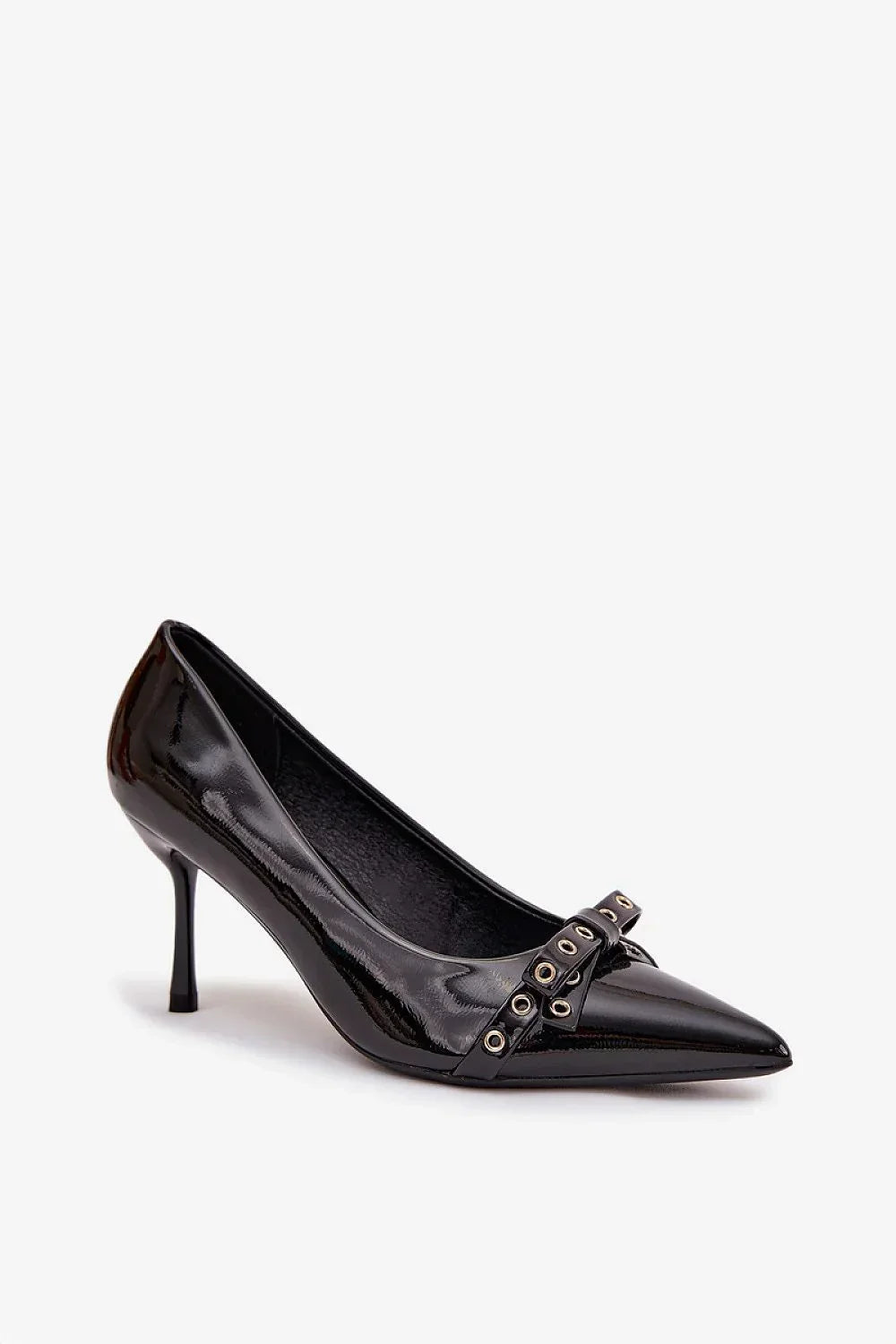 Women's Patent Bow Stiletto Pumps-Pumps Shoes-LeStyleParfait