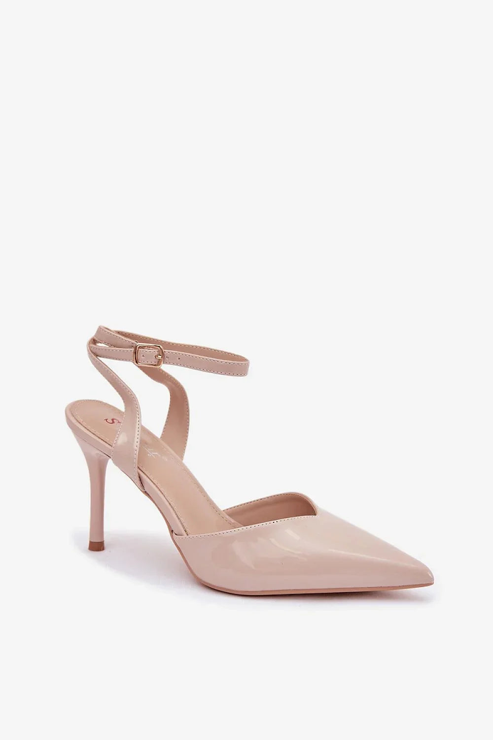 Women's Patent Pointed Toe Slingback Stiletto Pumps-Pumps Shoes-LeStyleParfait