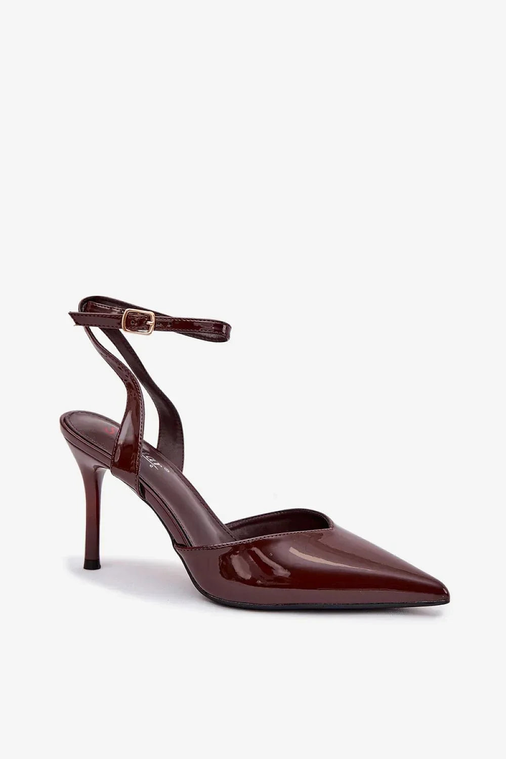 Women's Patent Pointed Toe Slingback Stiletto Pumps-Pumps Shoes-LeStyleParfait