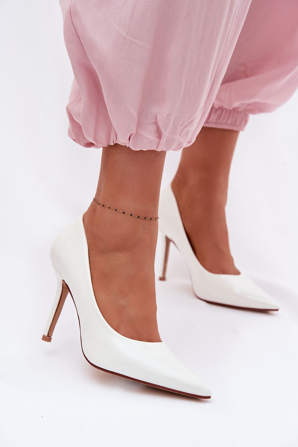 Women's Patent Pointed Toe Stiletto Pumps-Pumps Shoes-LeStyleParfait
