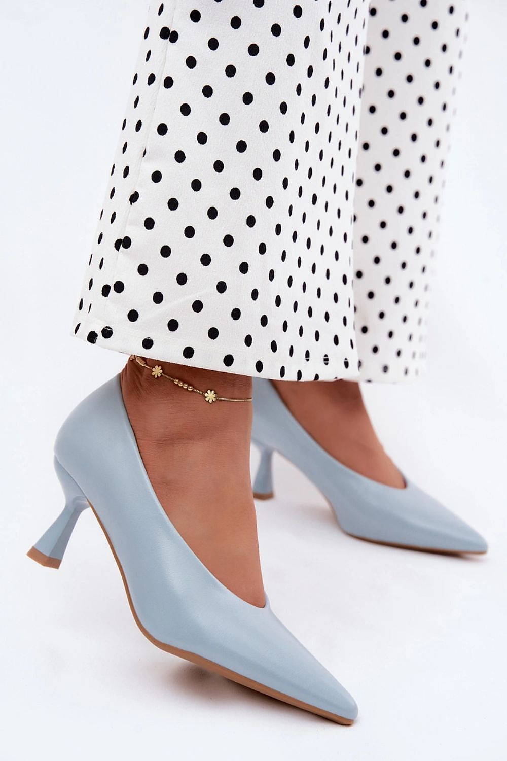 Women's Pointed Toe Mid Heel Pumps-Pumps Shoes-LeStyleParfait