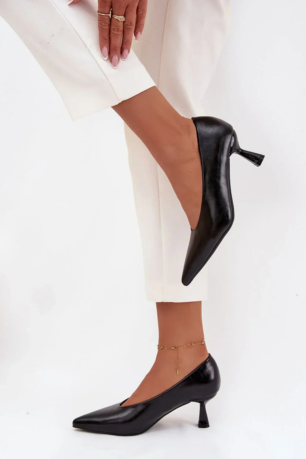 Women's Slip-On Pointed Toe Stiletto Pumps-Pumps Shoes-LeStyleParfait