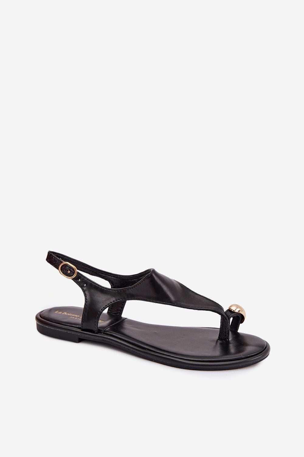 Women’s Toe Ring Flat Sandals-Women's Sandals-LeStyleParfait