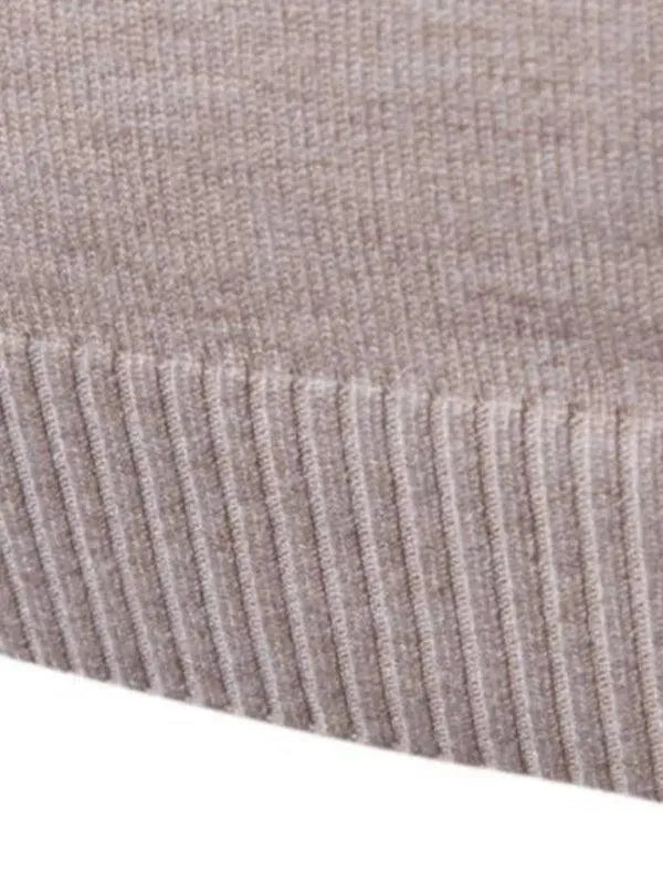 Wool Thick Knitted Turtleneck Men Sweater - Pullover Sweater - LeStyleParfait