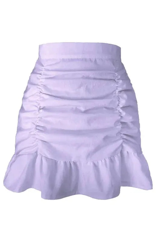 Wrap Pleated Mini Skirt-Women's Skirt-LeStyleParfait
