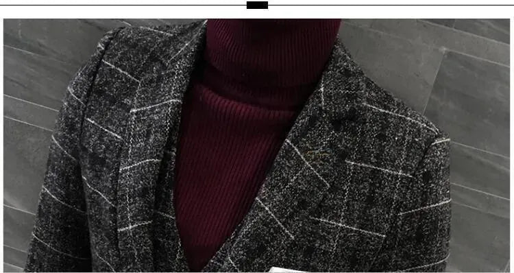 Xavier Plaid Three Piece Suit- Slim Fit - Plaid Suit - LeStyleParfait