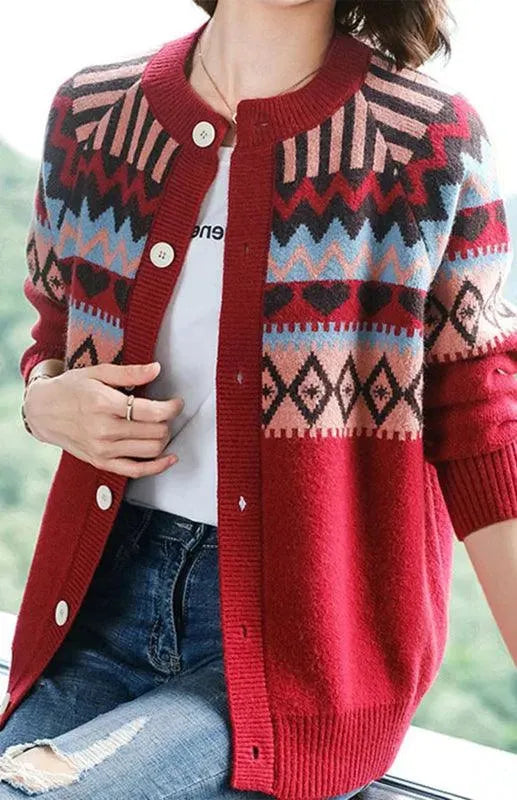 Loose Ladies Cardigan Sweater - Cardigan Sweater - LeStyleParfait