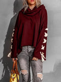 Women's Oversized Mock Neck Knit Sweater